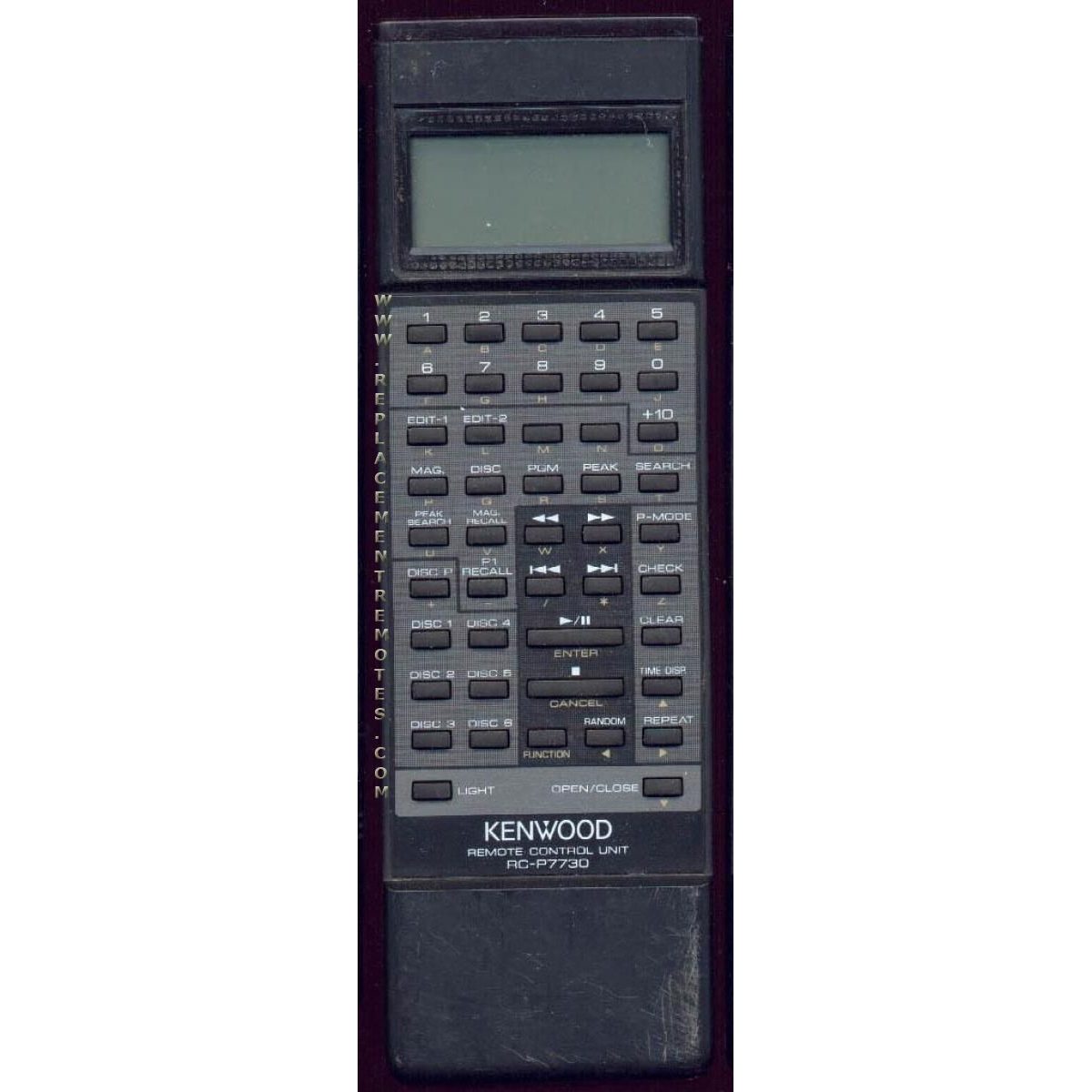 Kenwood RCP7730 Audio Remote Control