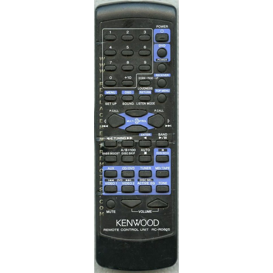 Kenwood RCR0625 Receiver Remote Control