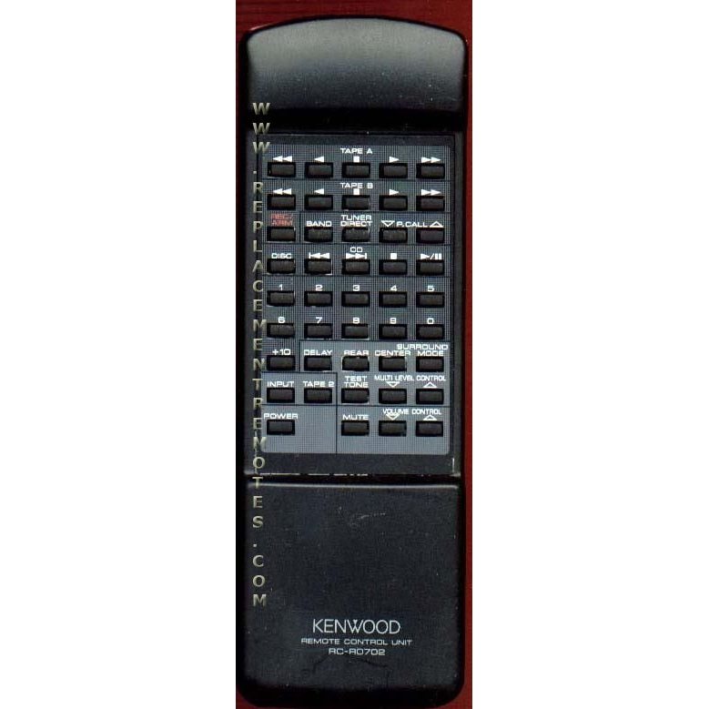 Kenwood RCR0702 Receiver Remote Control