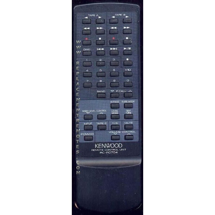 Kenwood RCR0704 Receiver Remote Control