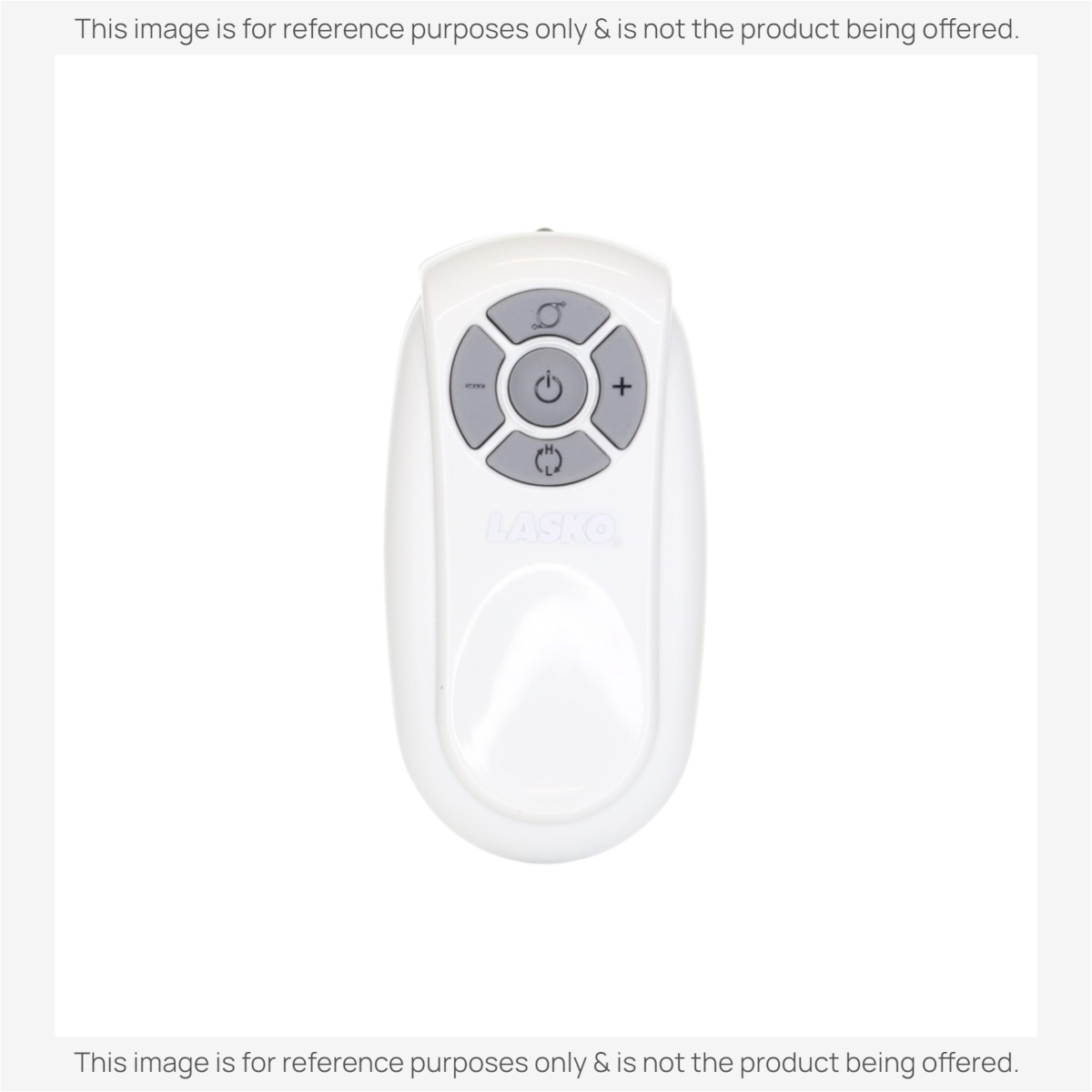 Anderic replacement remote control for Lasko space heaters in white with grey circular button interface