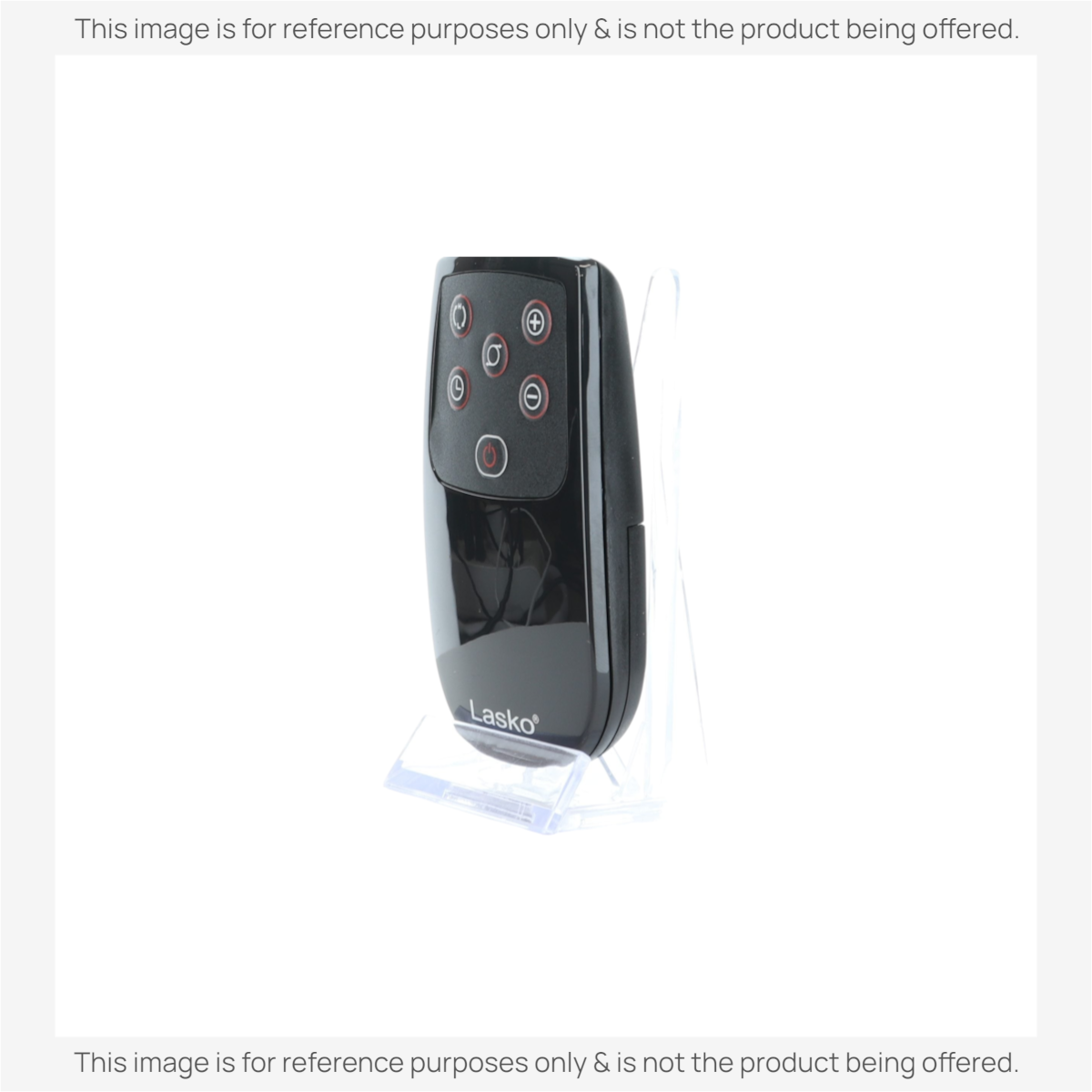 Anderic RRFAN100A replacement remote for Lasko ceramic space heaters with black finish and intuitive control buttons.