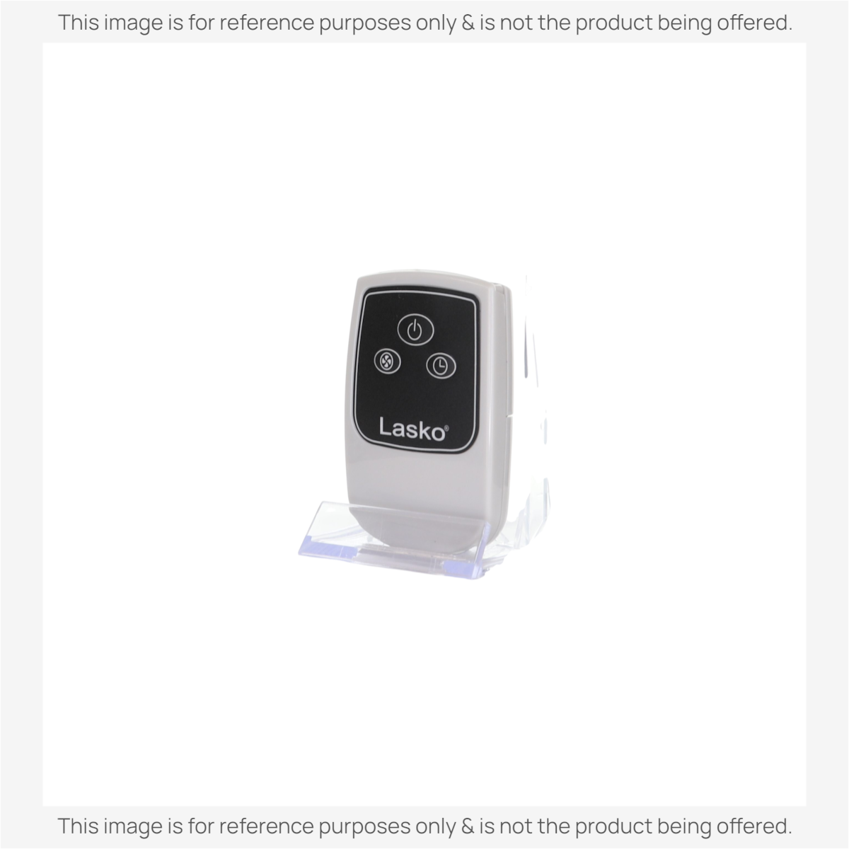 Anderic RRFAN100A replacement remote control for Lasko upright fans in a white casing with black control panel