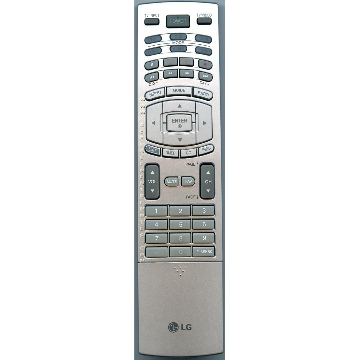 LG 6710900011C TV Remote Control