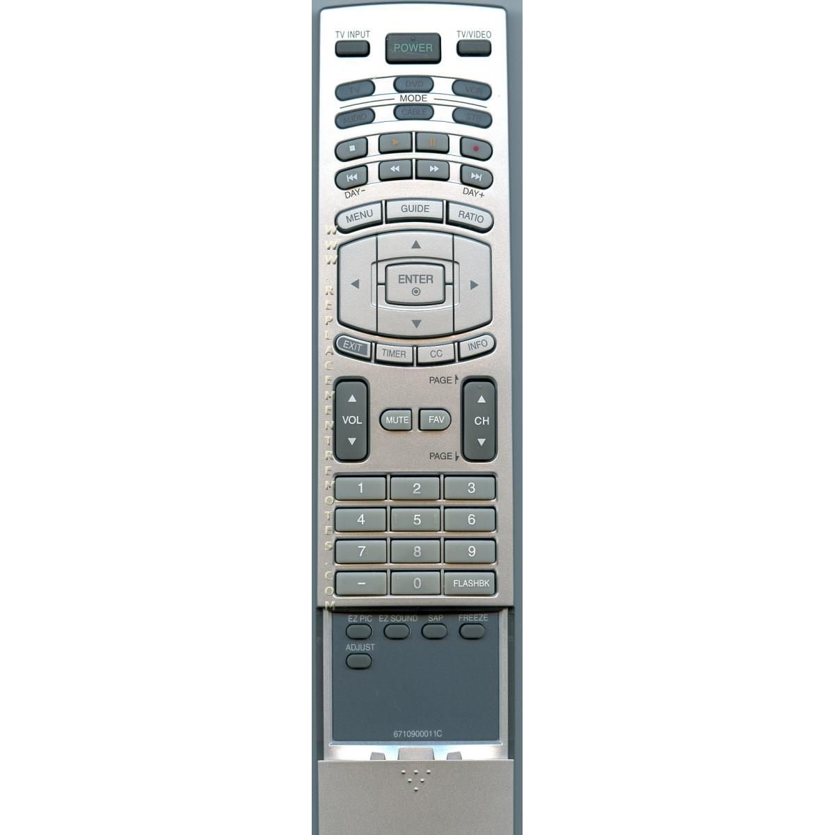 LG 6710900011C TV Remote Control