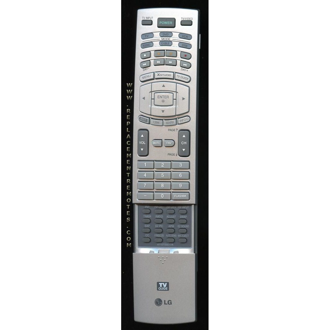 LG 6710T00017A TV Remote Control