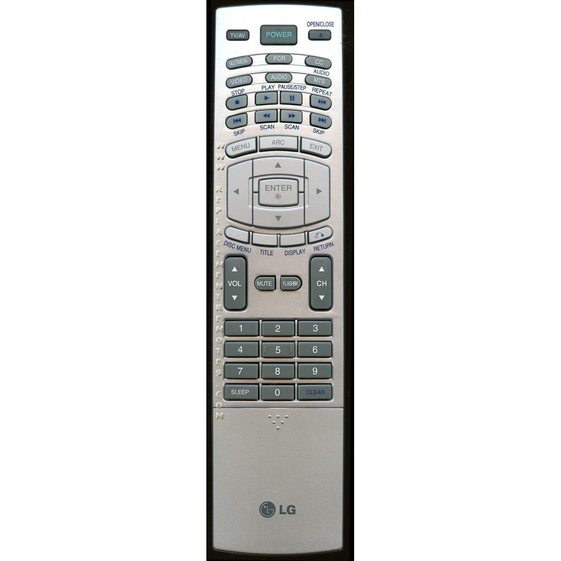 LG 6710T00017E TV/DVD Remote Control