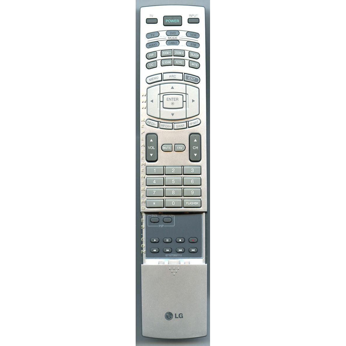 LG 6710T00017J TV Remote Control