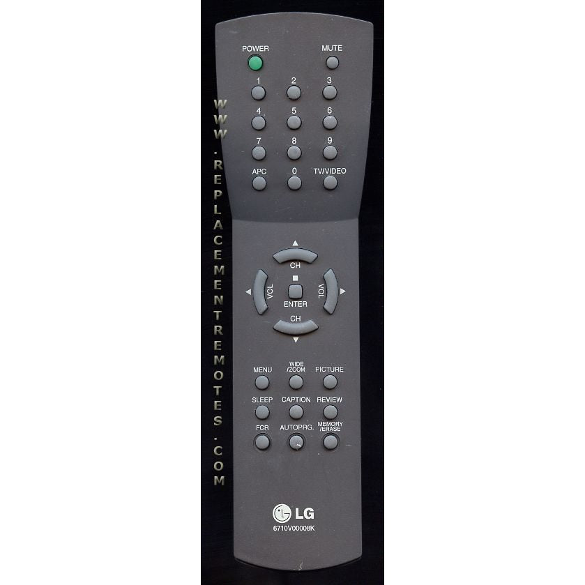 Control remoto para televisor LG 6710V00008K