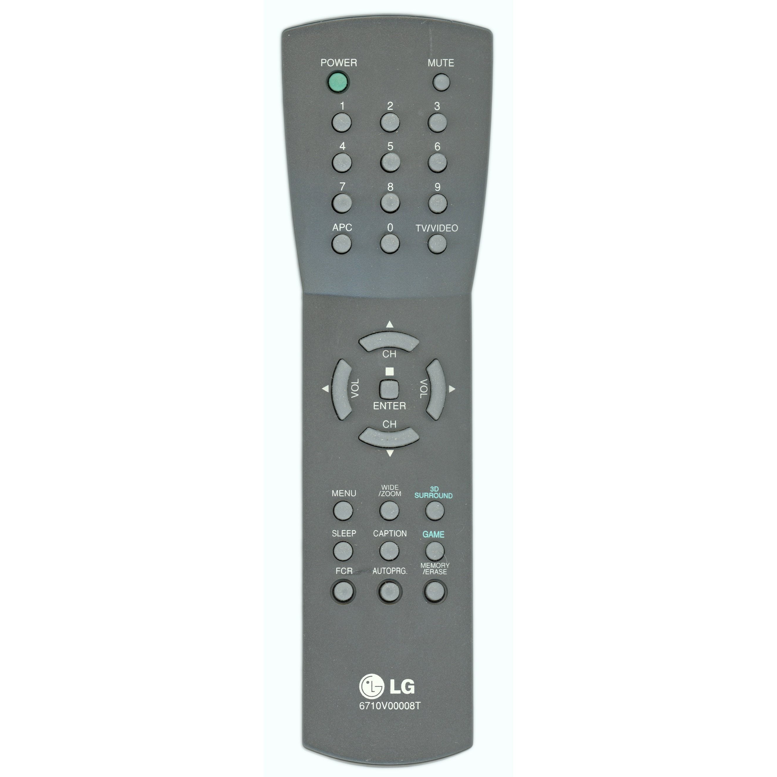LG 6710V00008T TV Remote Control