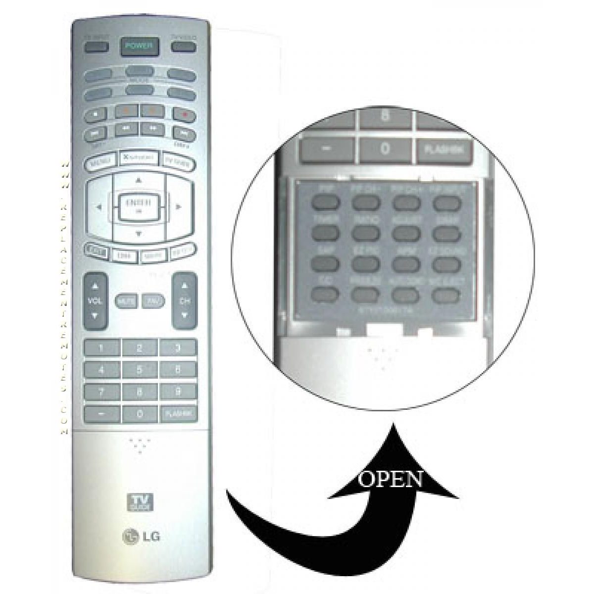 LG 6710V00042S TV Remote Control