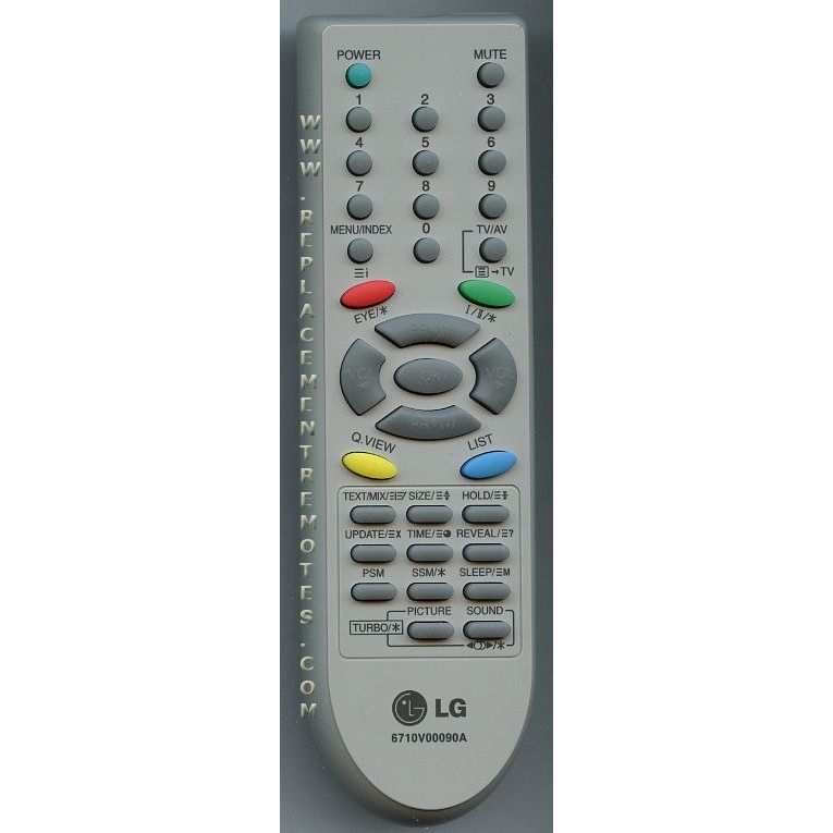LG 6710V00090A TV Remote Control