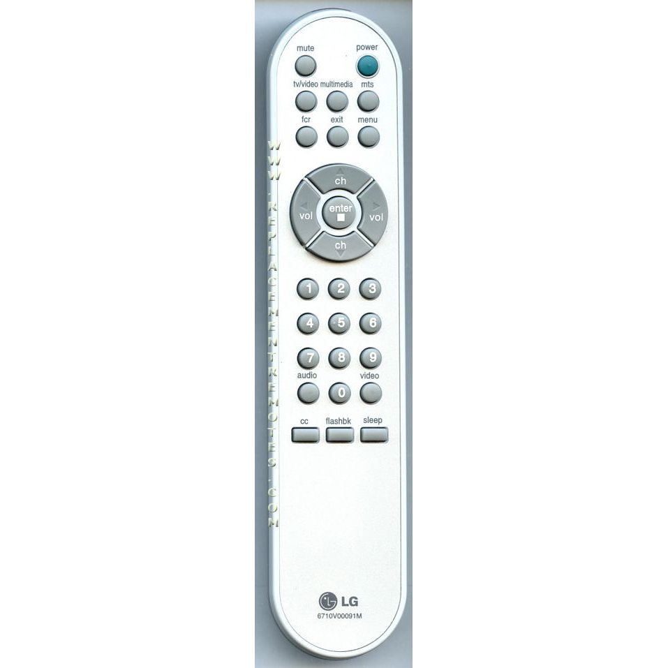 LG 6710V00091M TV Remote Control