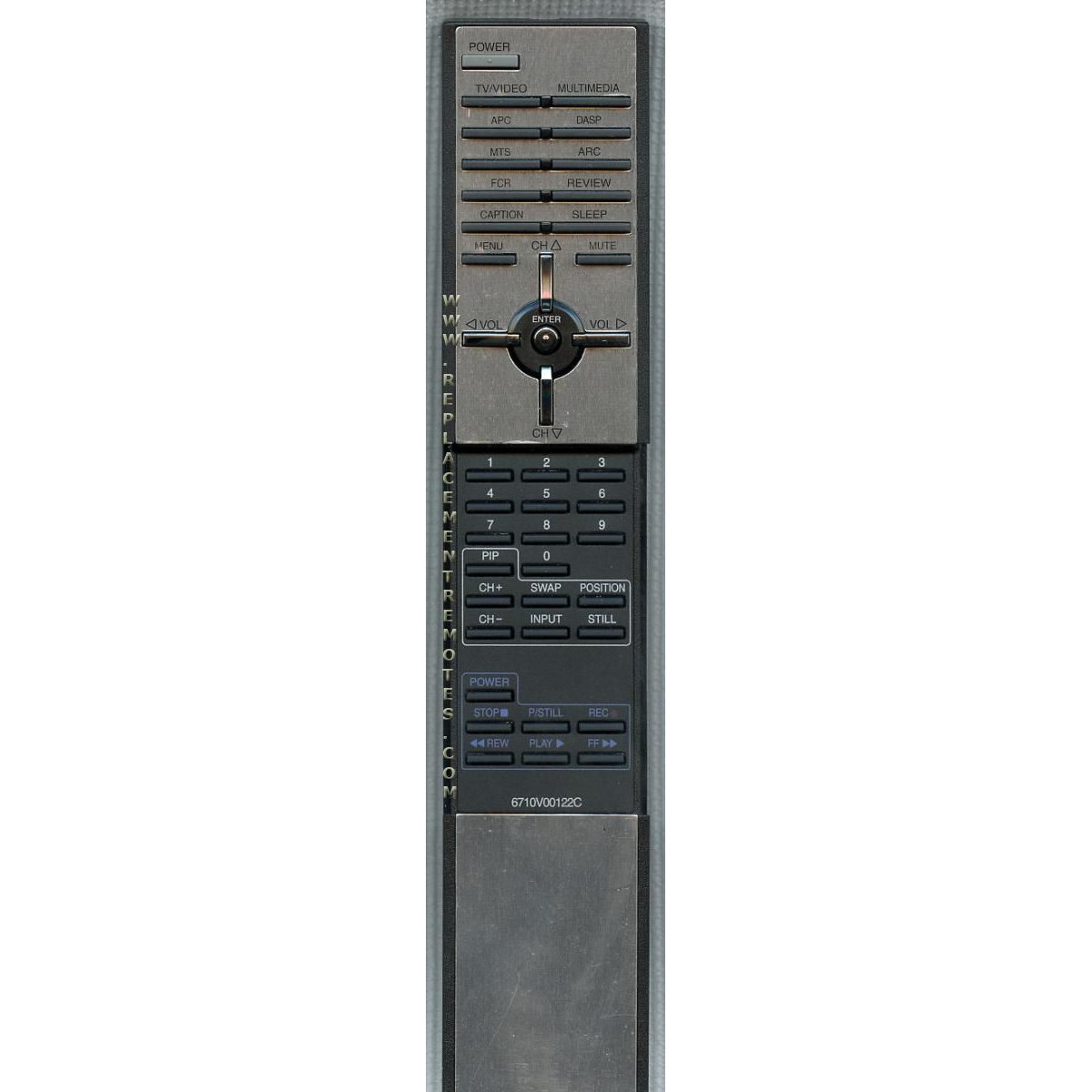 LG 6710V00122C TV Remote Control
