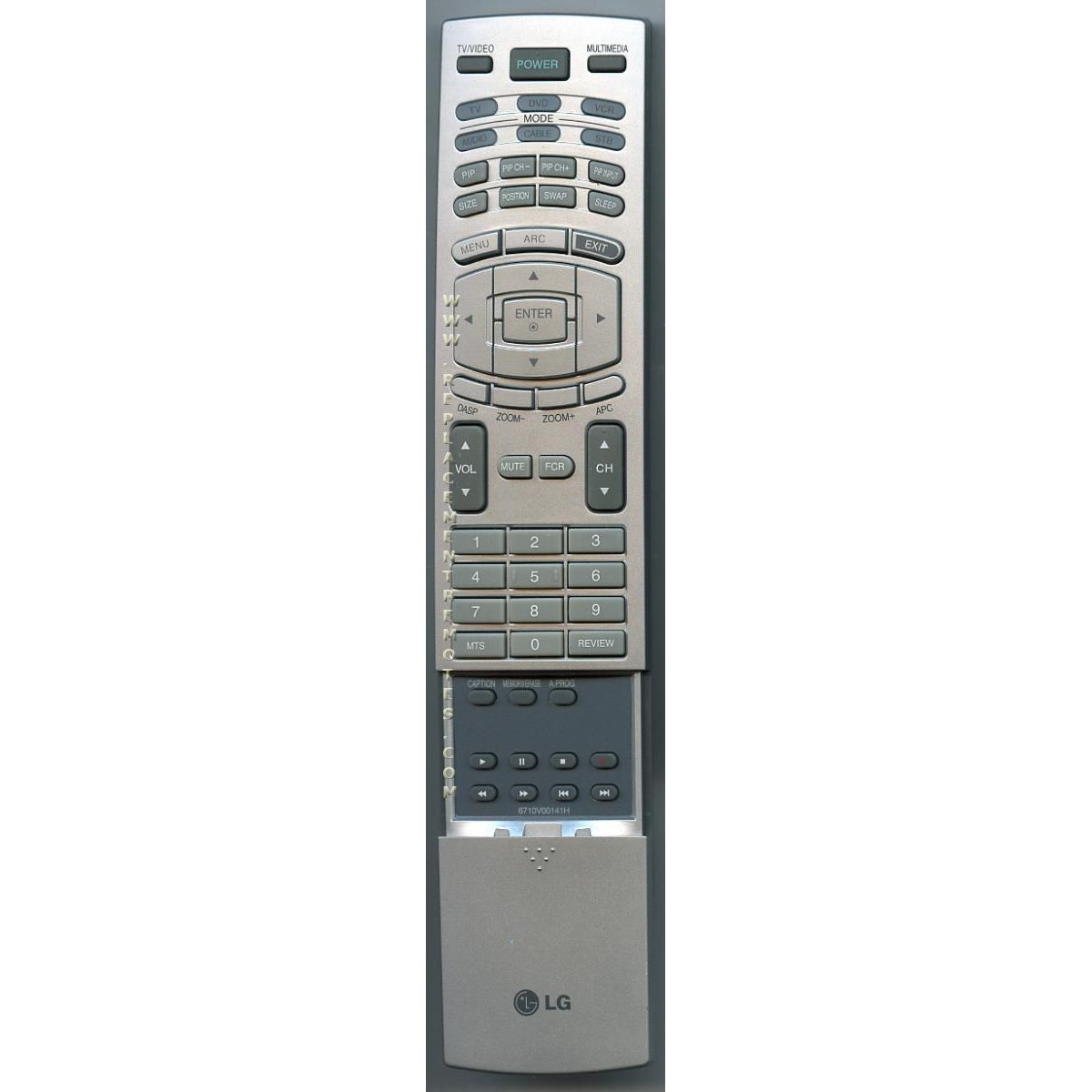 LG 6710V00141H TV Remote Control