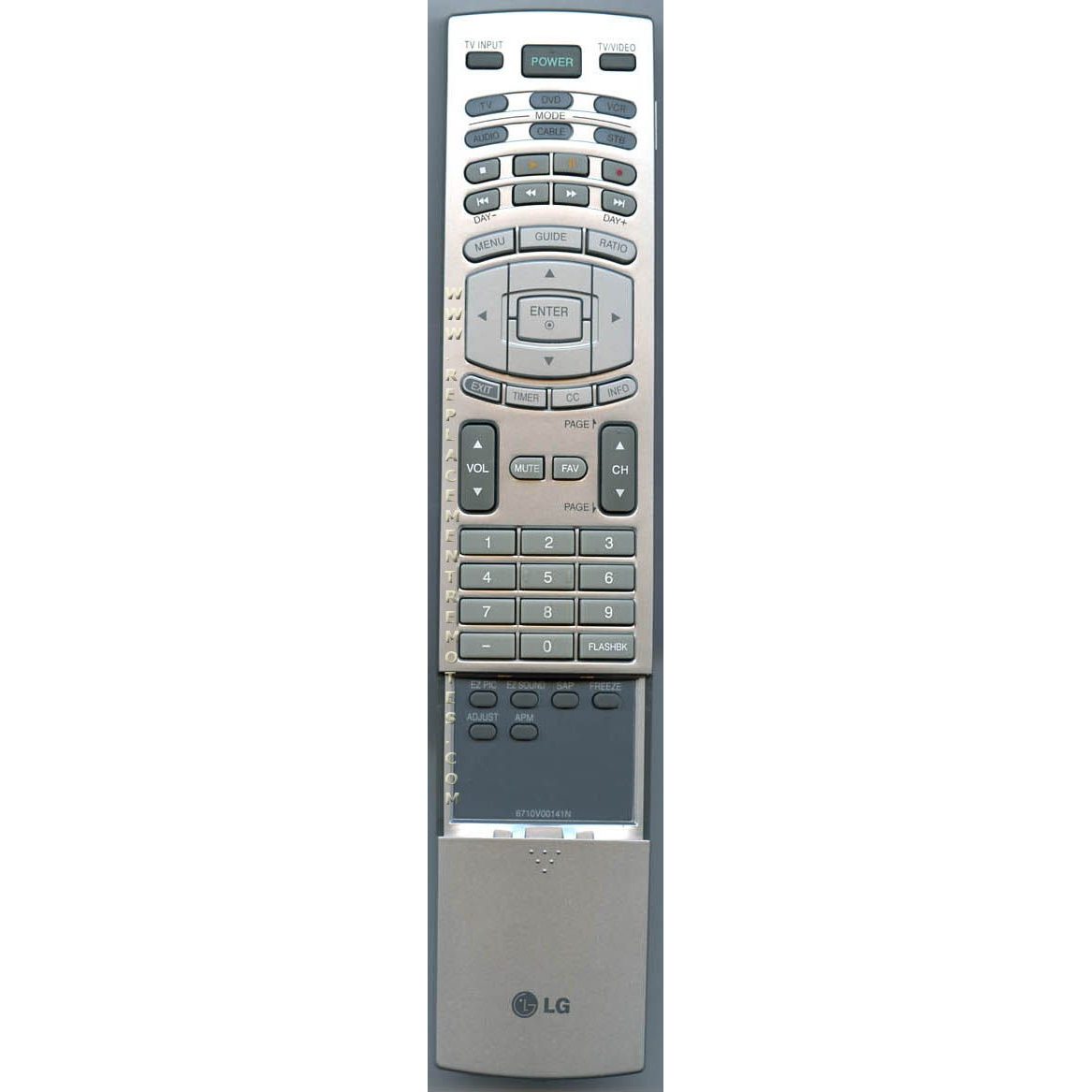 LG 6710V00141N TV Remote Control