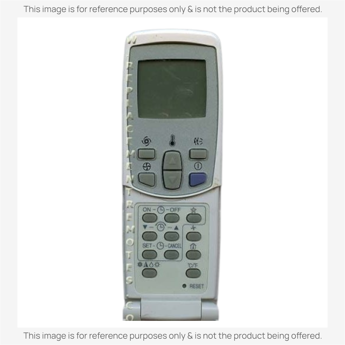 Anderic KTN828 universal air conditioner remote control with LCD display and numeric buttons for LG units
