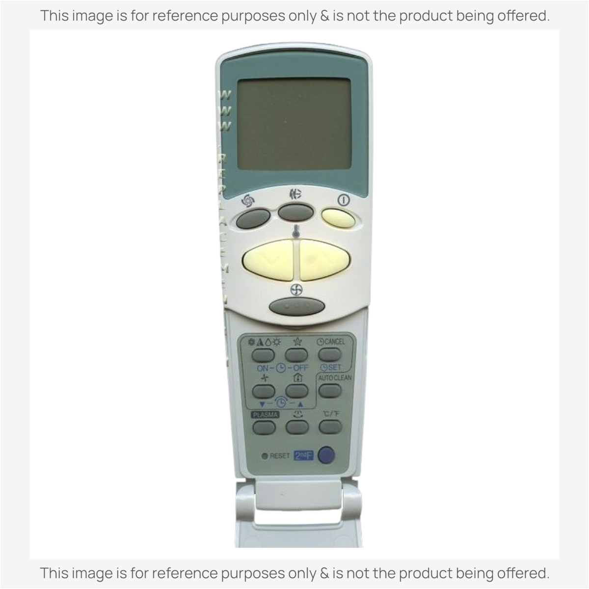 Anderic KTN828 replacement remote for LG air conditioners with backlit LCD screen and numeric keypad