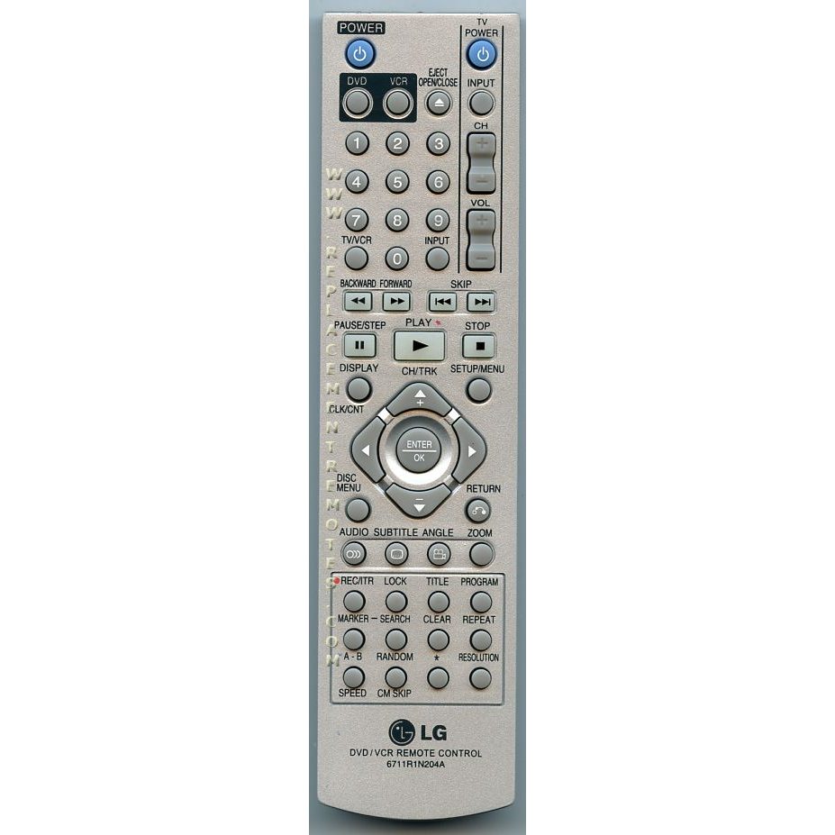 Control remoto de DVD LG 6711R1N204A
