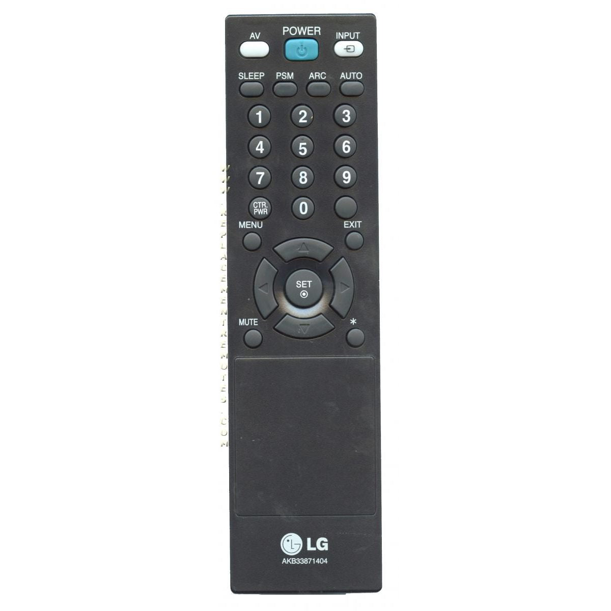 LG AKB33871404 TV Remote Control