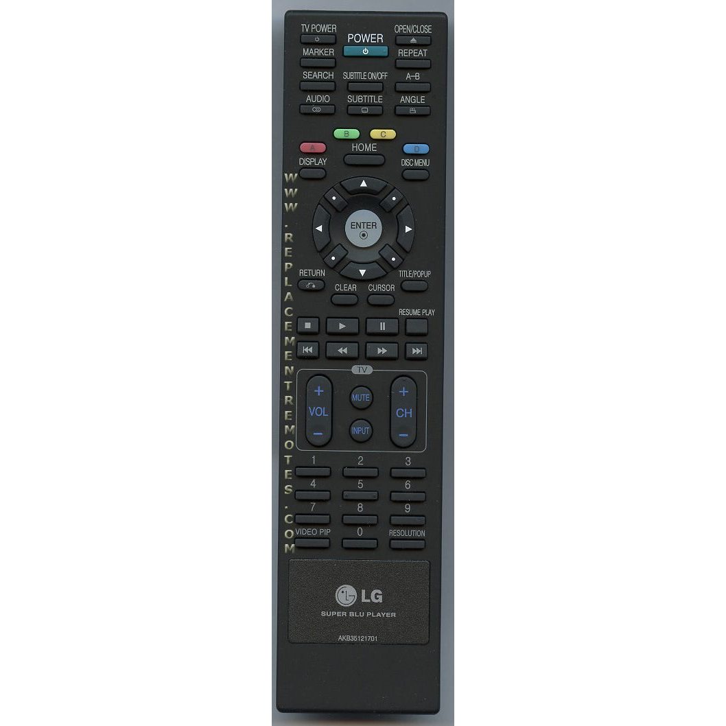 Control remoto de Blu-ray LG AKB35121701