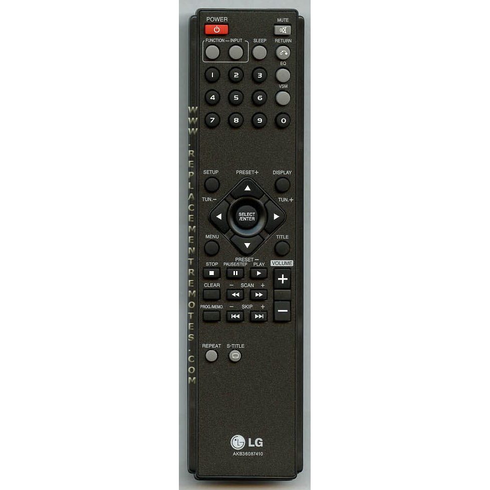 LG AKB36087410 Home Theater Remote Control