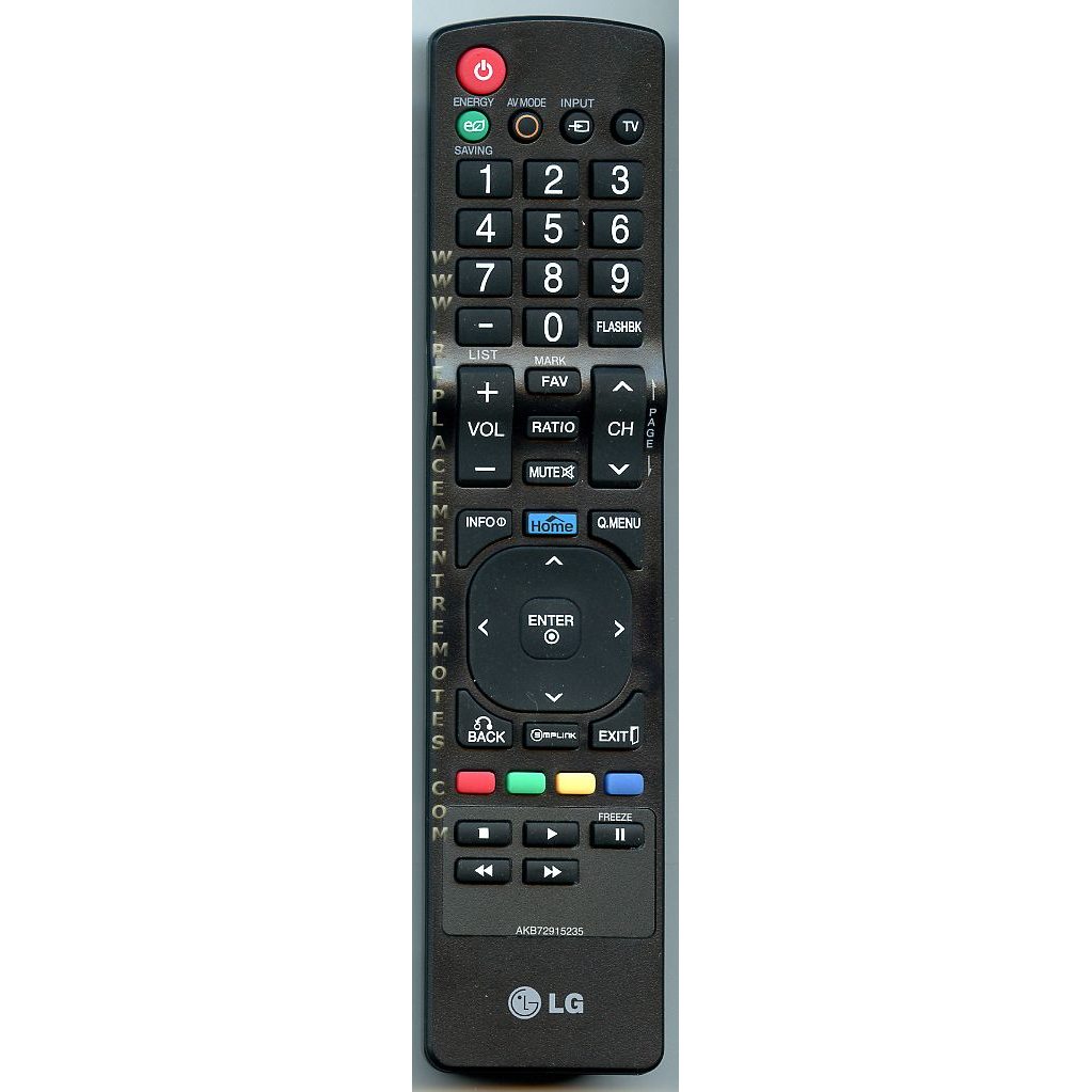 LG AKB72915235 TV Remote Control