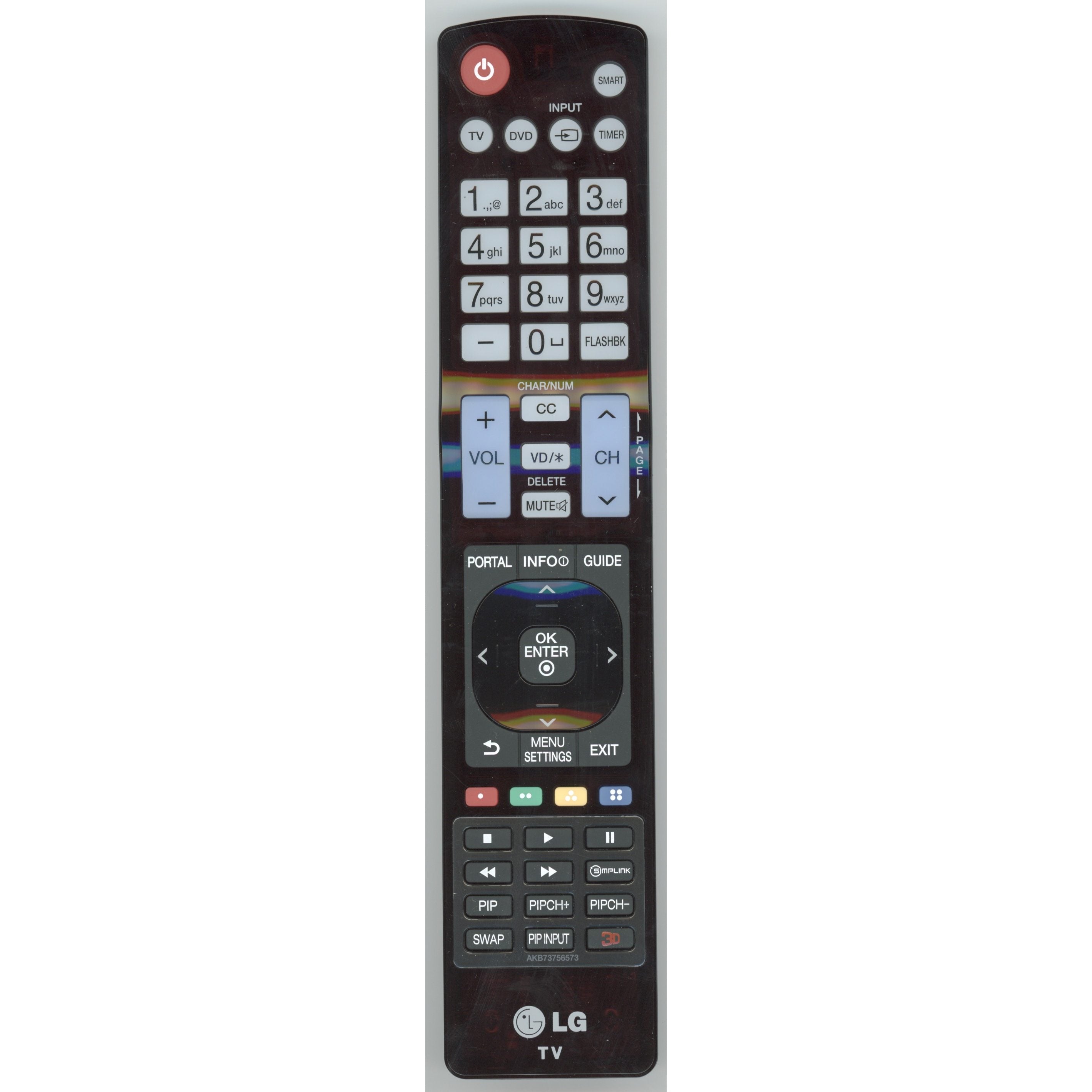 Télécommande pour téléviseur LG AKB73756573