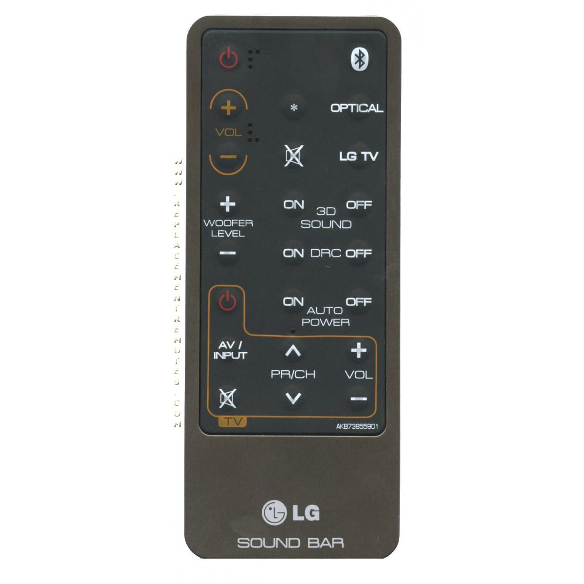 LG AKB75595361 Sound Bar Remote Control - AKB75595361