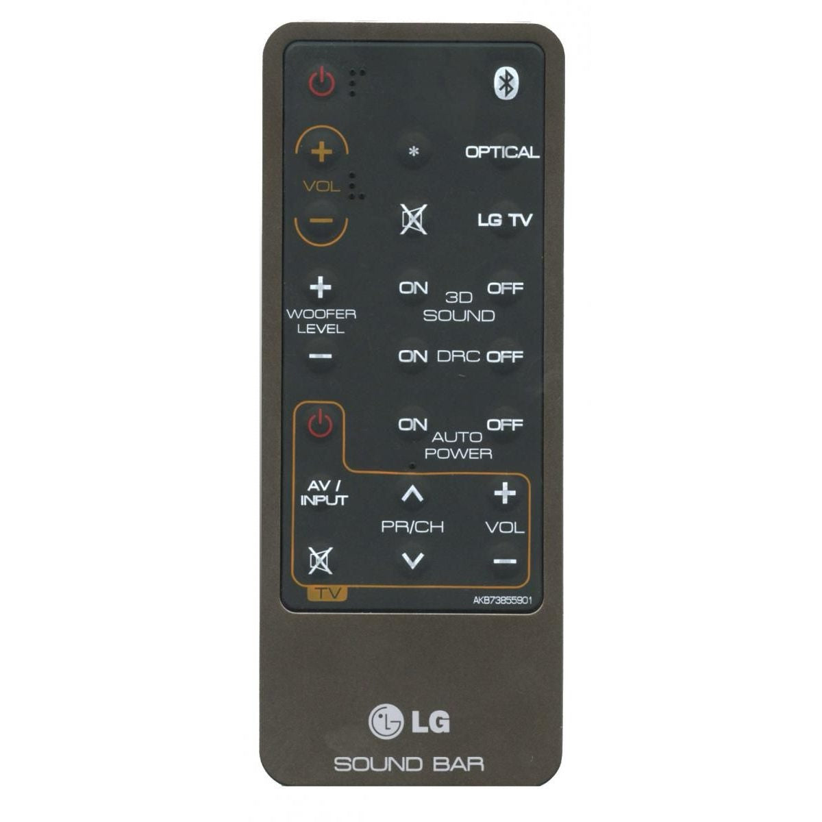 LG AKB73855901 Sound Bar Remote Control