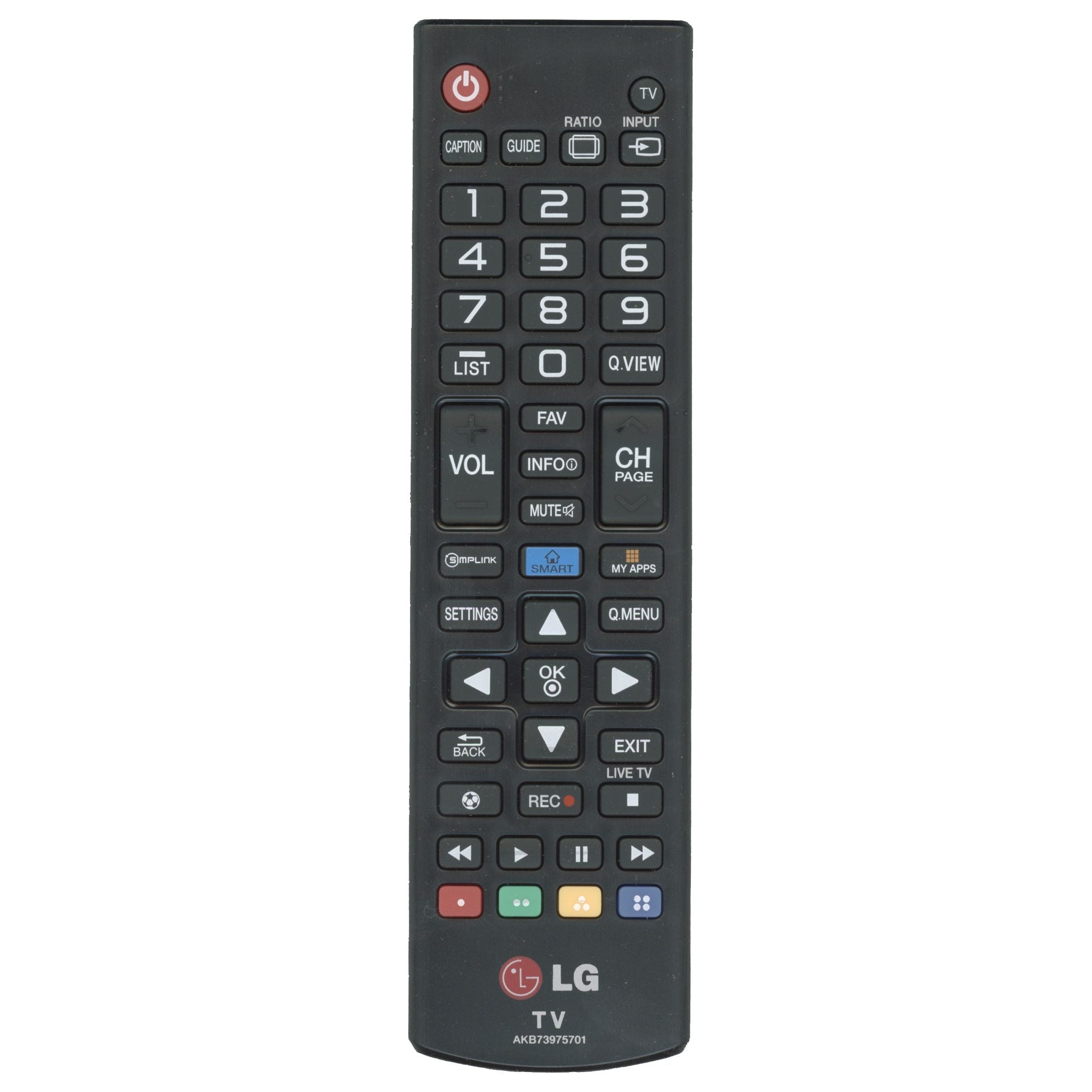 LG AKB73975701 TV Remote Control