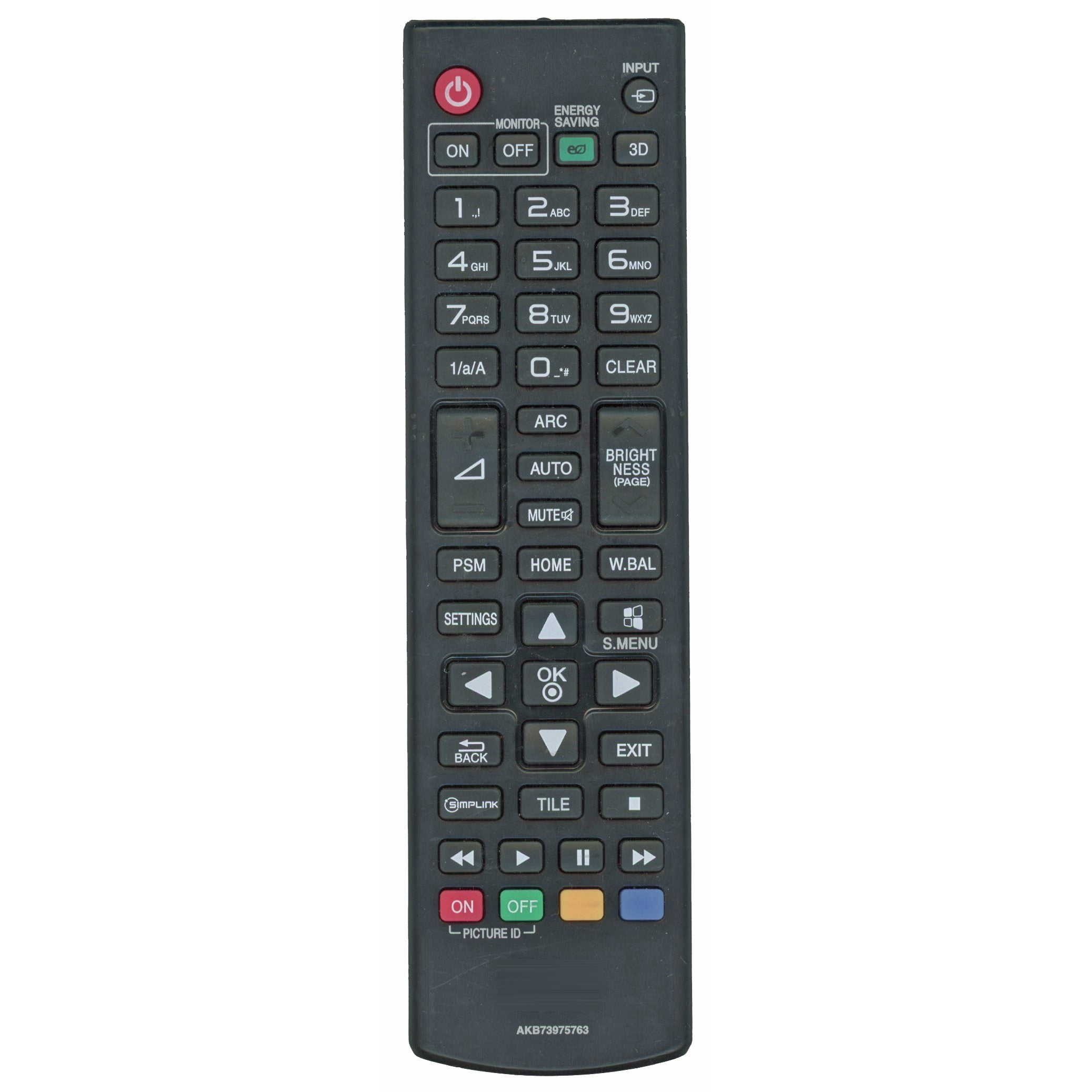 Télécommande pour moniteur LG AKB73975763