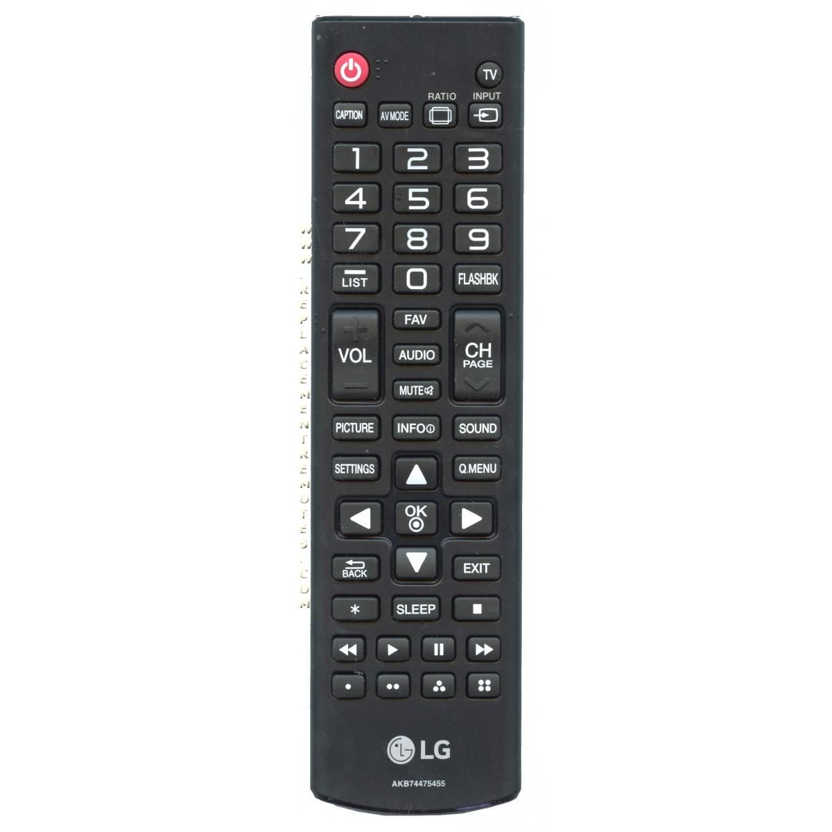 LG AKB74475433 TV Remote Control