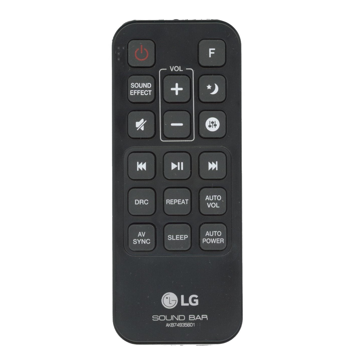 Control remoto de la barra de sonido LG AKB74935601