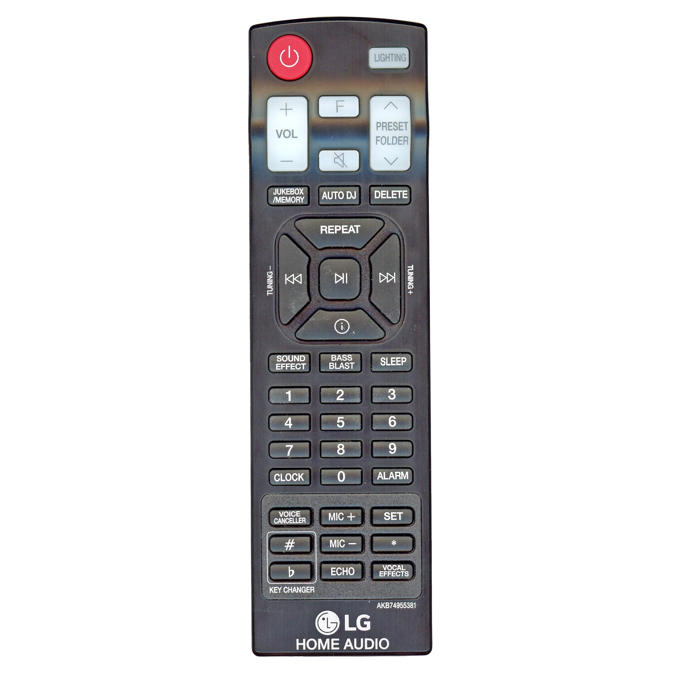 Télécommande audio LG AKB74955381