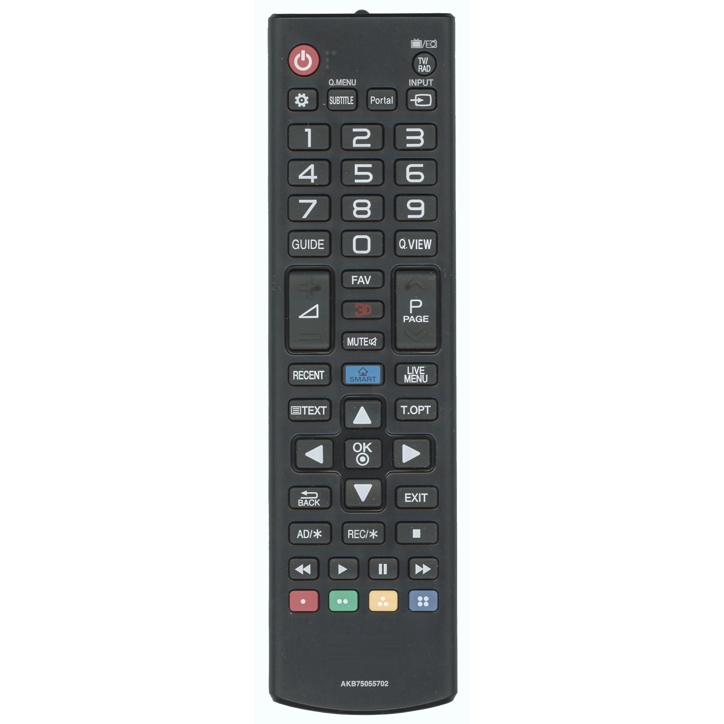 Control remoto para televisor LG AKB75055702