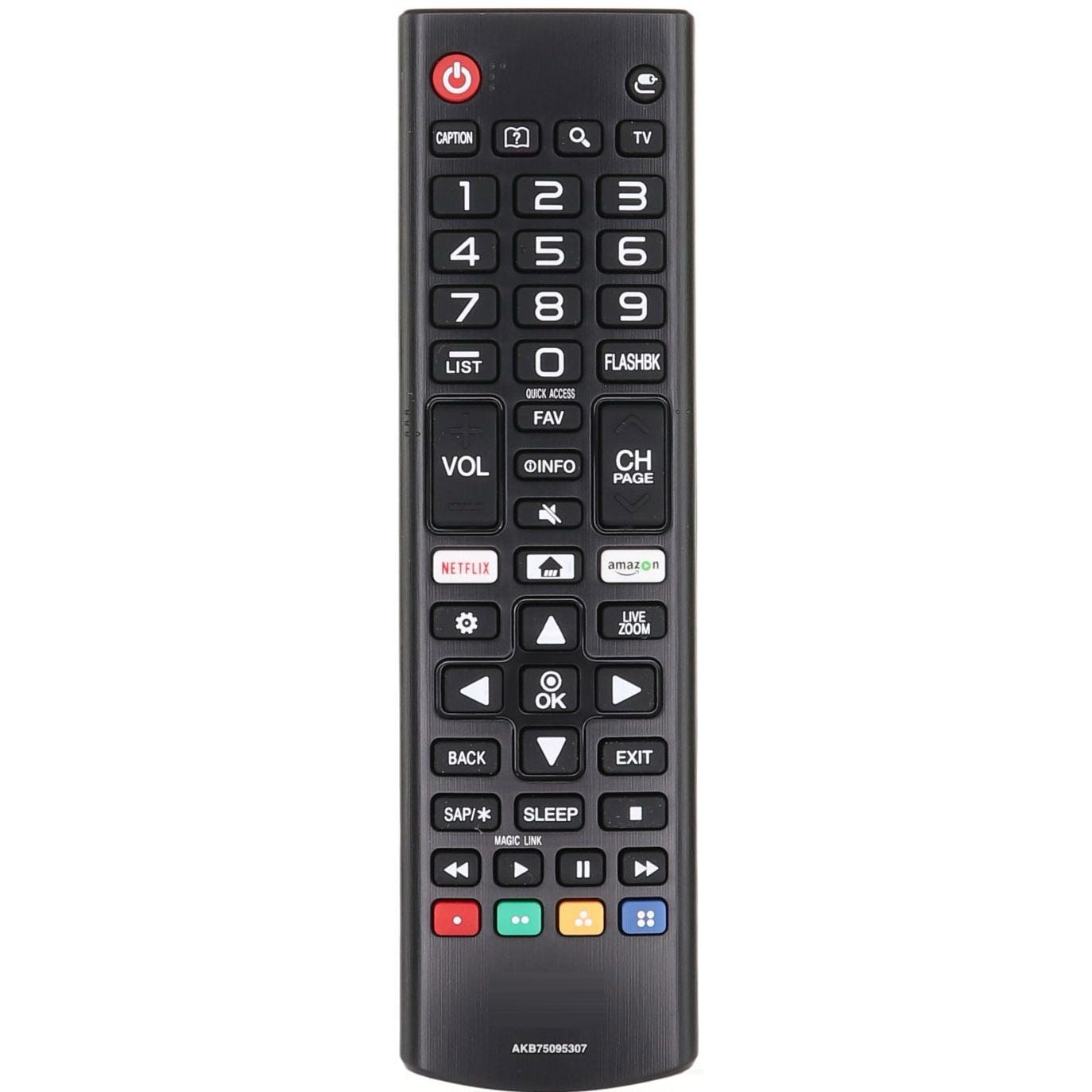 Control remoto para televisor LG AKB75095307