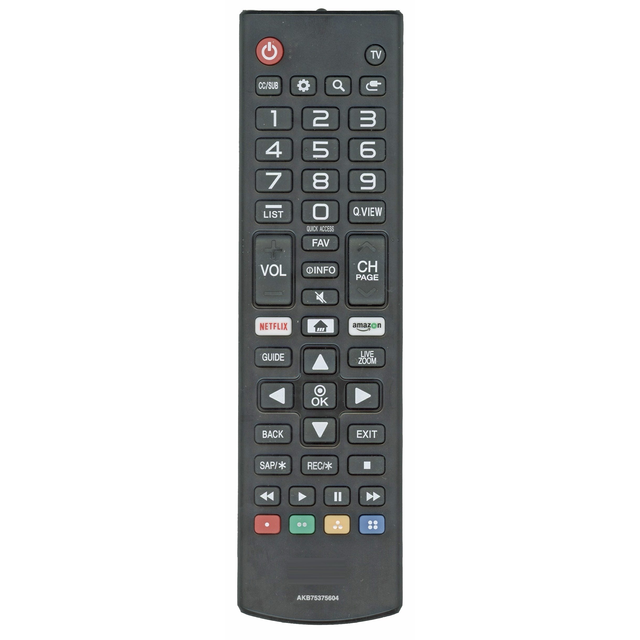 Control remoto para televisor LG AKB75375604