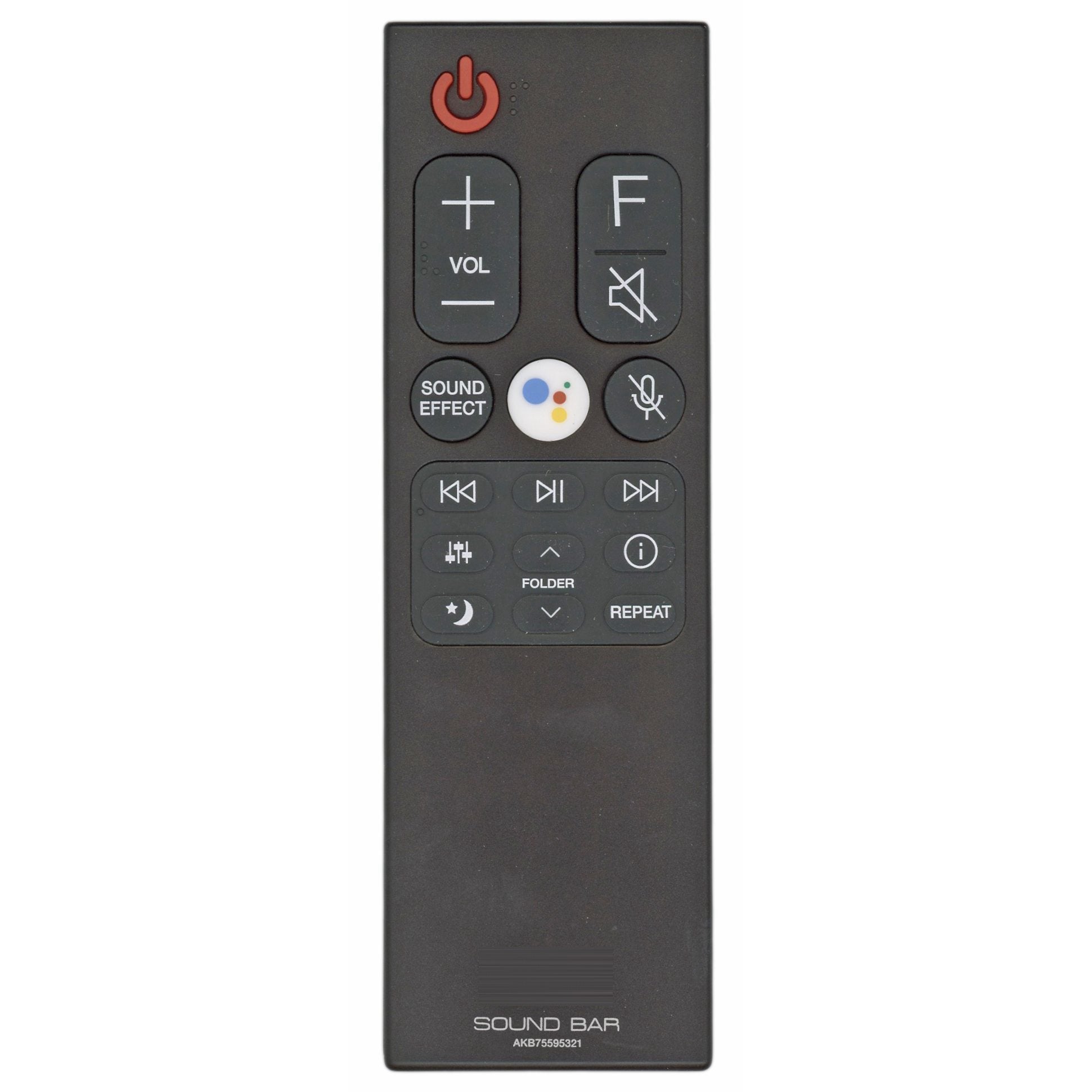 LG AKB75595321 Sound Bar Remote Control - AKB75595321