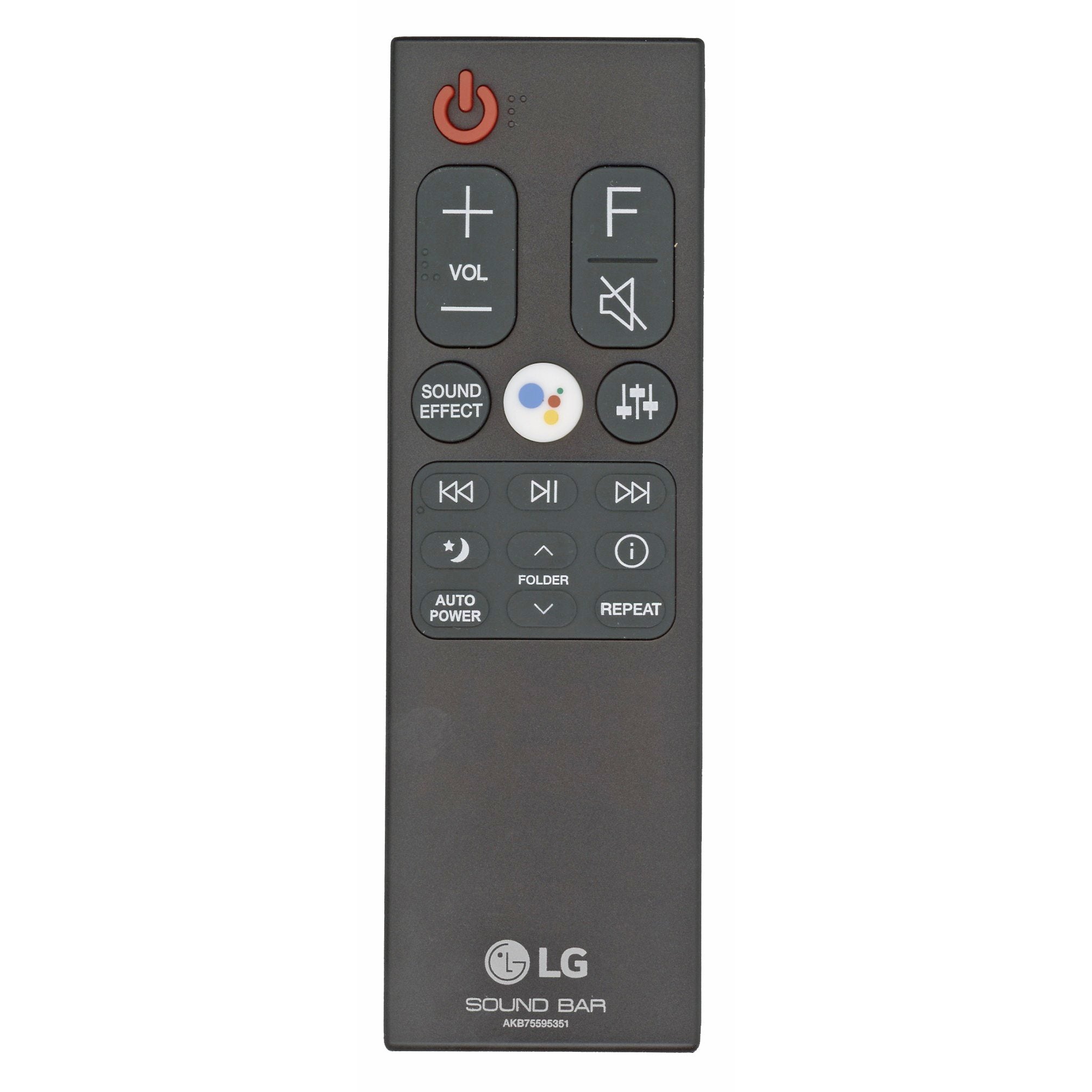 Control remoto de la barra de sonido LG AKB75595351