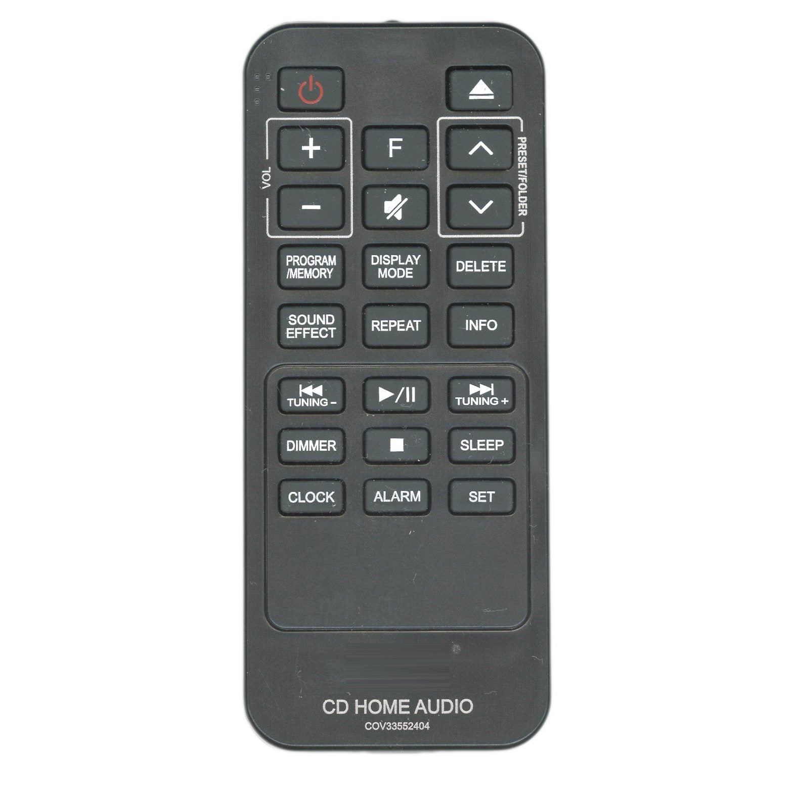 LG COV33552404 CD Home Audio Remote Control