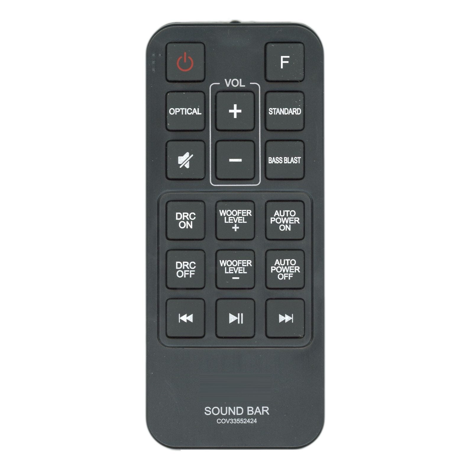 LG COV33552424 Sound Bar Remote Control