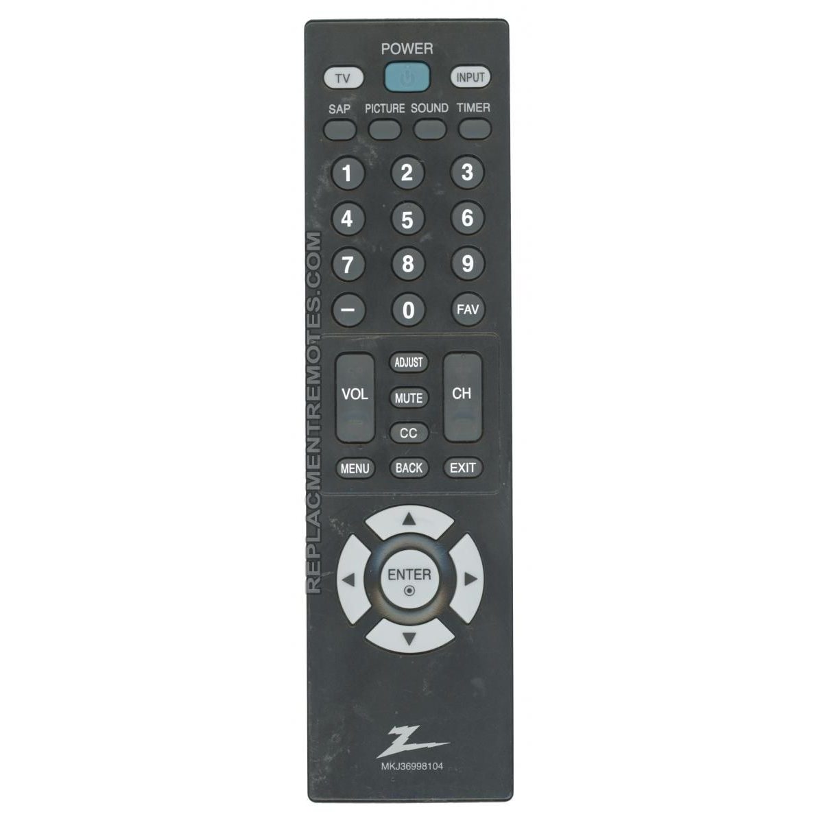 LG MKJ36998104 TV Remote Control