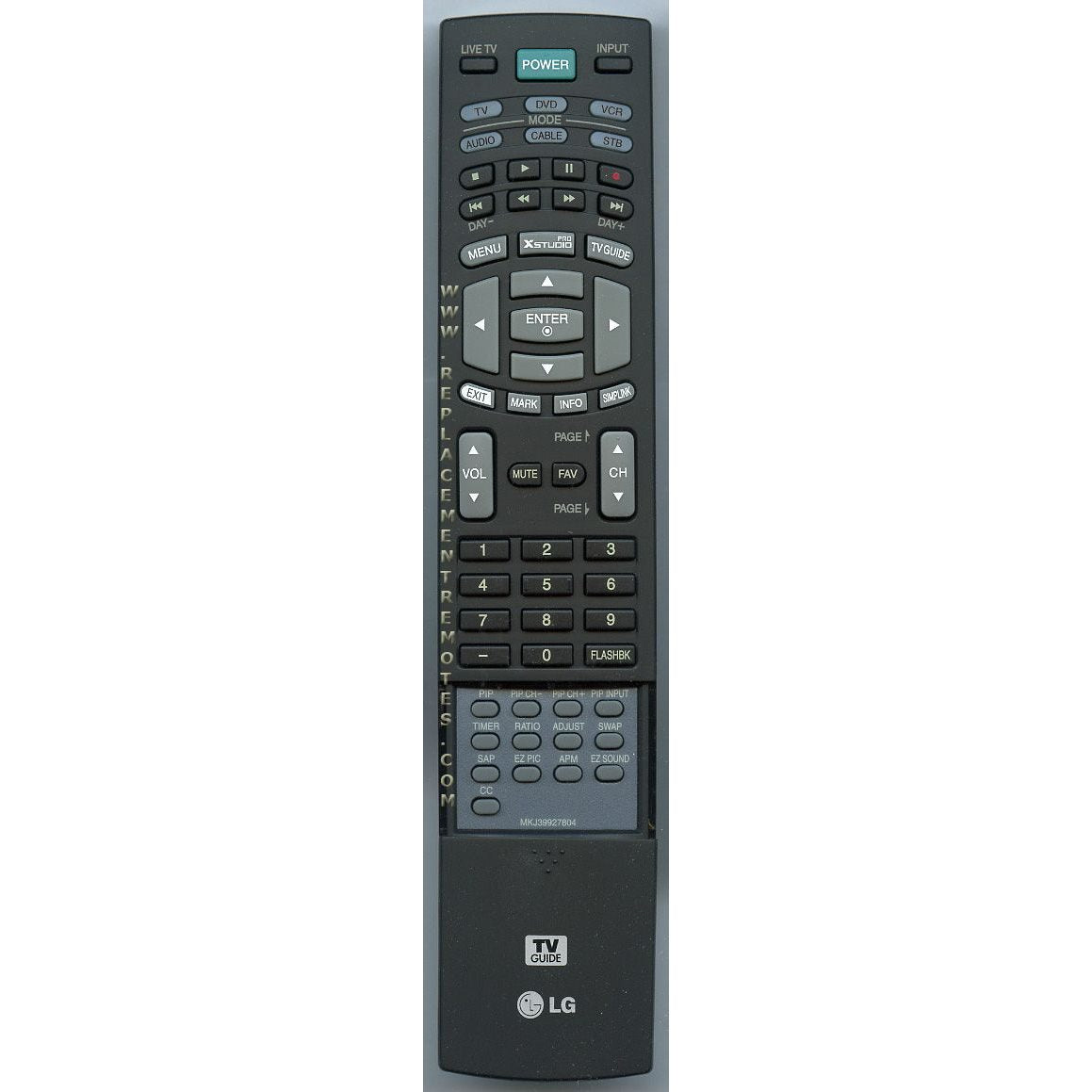 Control remoto del televisor LG MKJ39927804