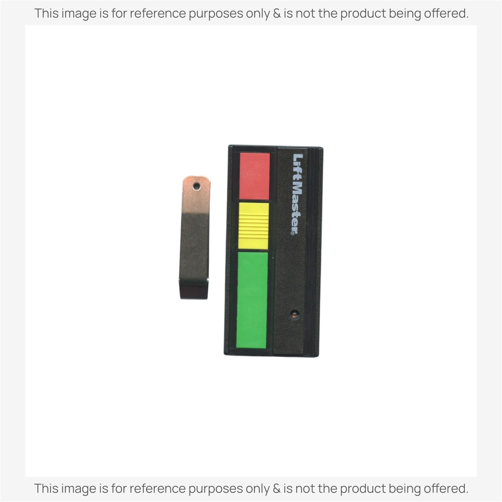 Sustituto de LiftMaster 33LM / 33LMC / 63LM / 63LMC Mando a distancia de 3 botones de visera para abrir puertas de garaje de 390mhz [375UT-3botones]
