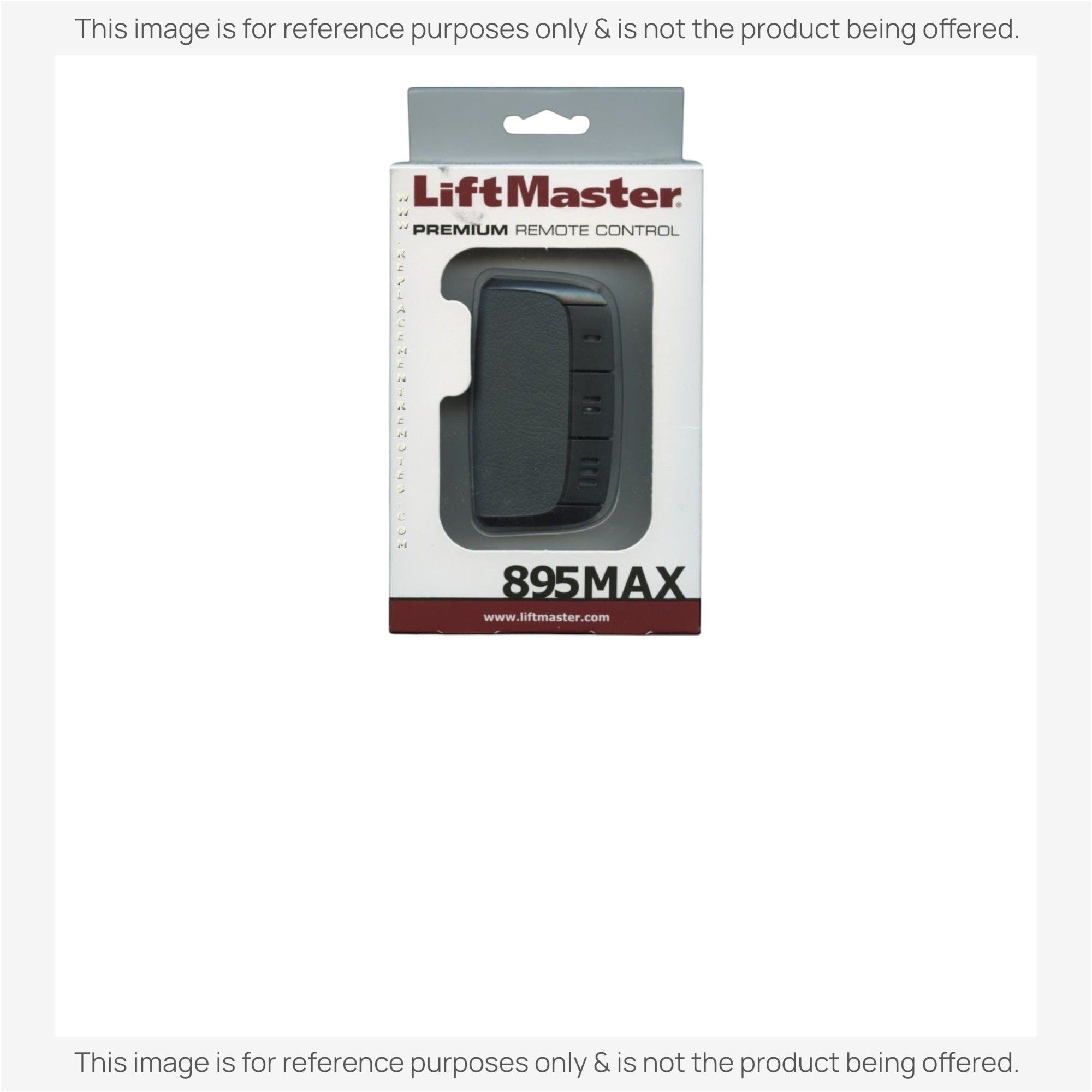 Sustituto para el control remoto de garaje LiftMaster 895MAX de 3 botones y visera de 315 MHz [375UT-3botones]