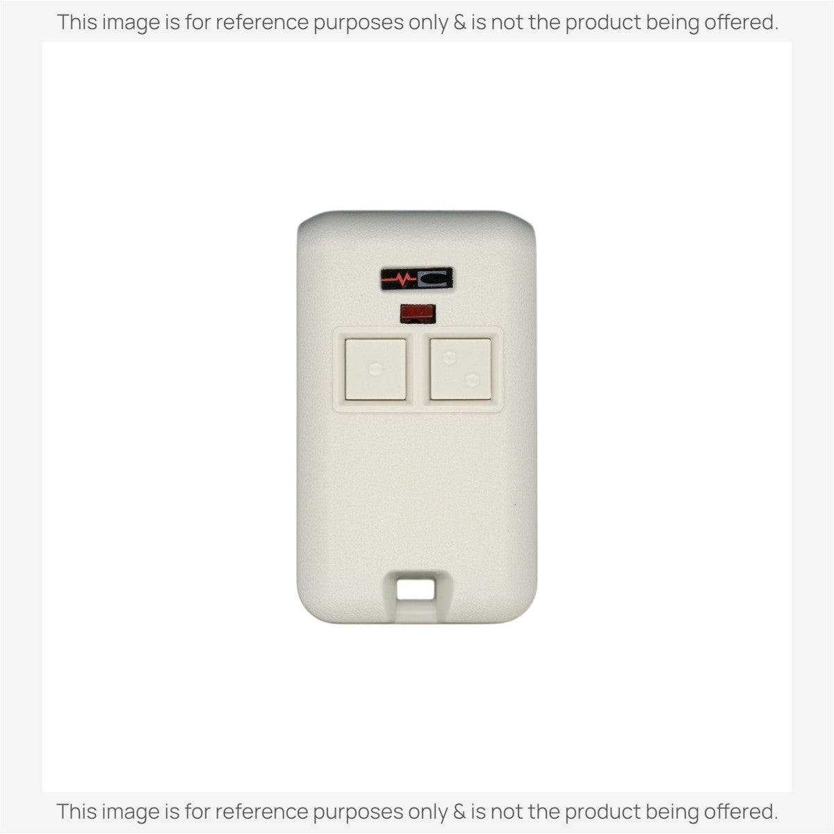 Sustituto para control remoto de llavero para abrir puertas de garaje Linear 3083 Multi-Code de 2 botones y 300 Mhz [RR850LM]