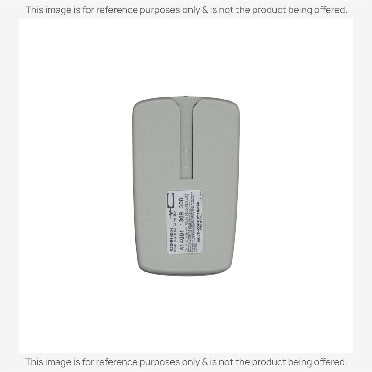 Sustituto para el control remoto de apertura de puerta de garaje Linear 4140 Multi-Code de 4 botones y 300 MHz [RR850LM]