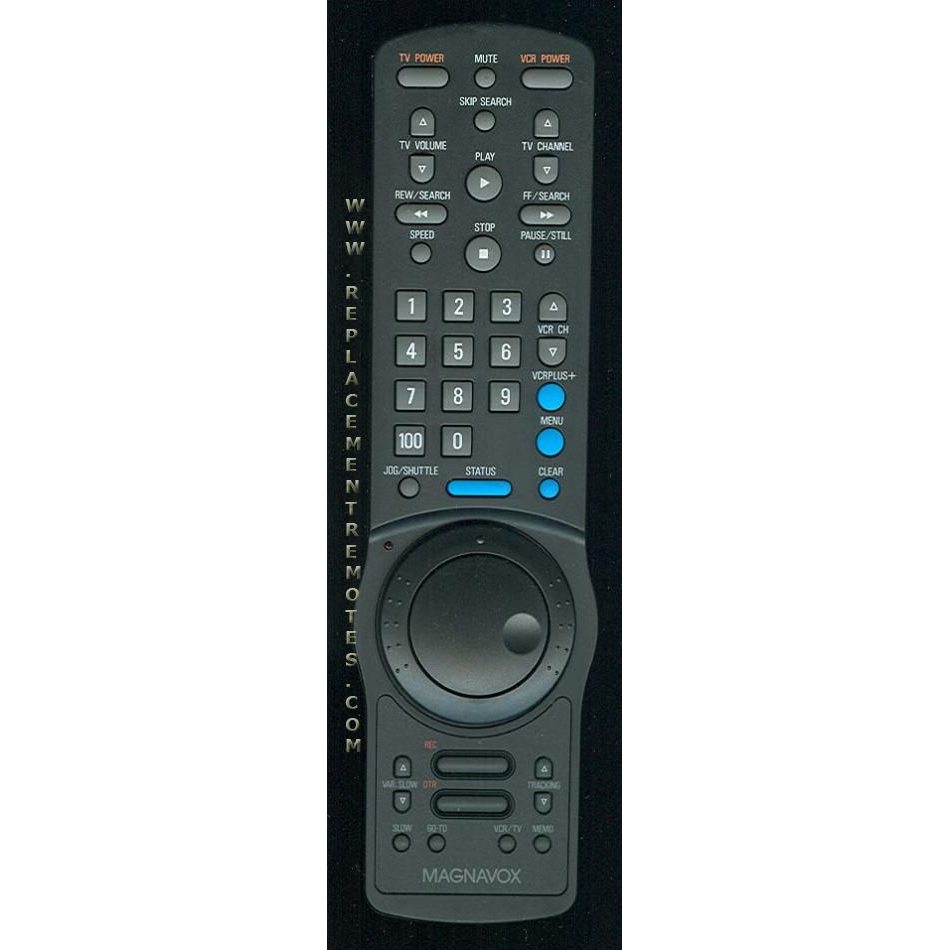 Magnavox 483521837107 VCR Remote Control