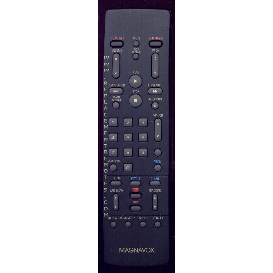 Magnavox 483521837129 VCR Remote Control